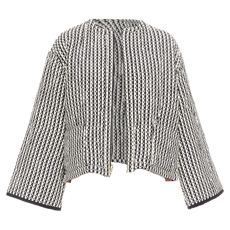 Limited Edition Oscar De La Renta Reversible Silk Padded Coat