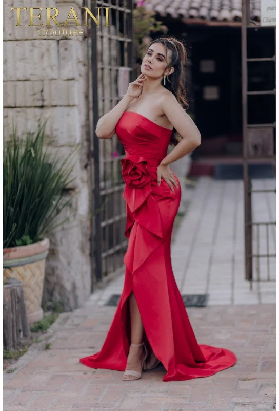 Discount Deals Terani Couture 232E1308 Long Formal Mermaid Evening Prom Dress
