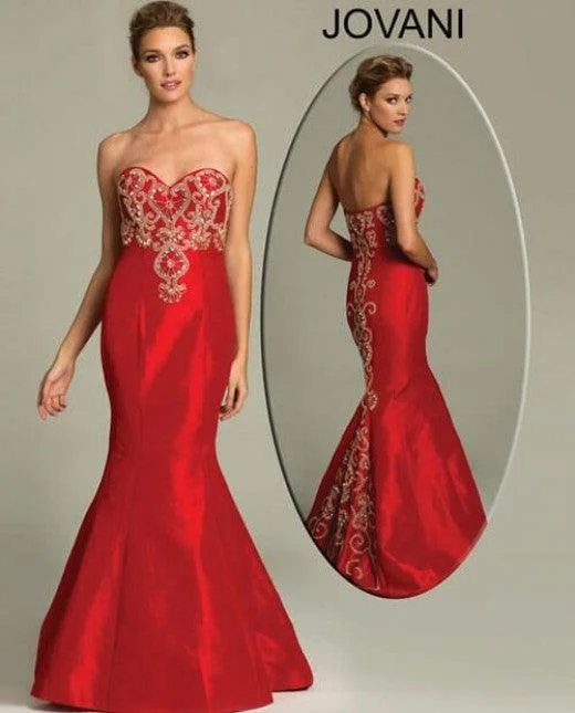 Great Bargains Jovani 77831 Prom Strapless Long Formal Mermaid Gown Sale