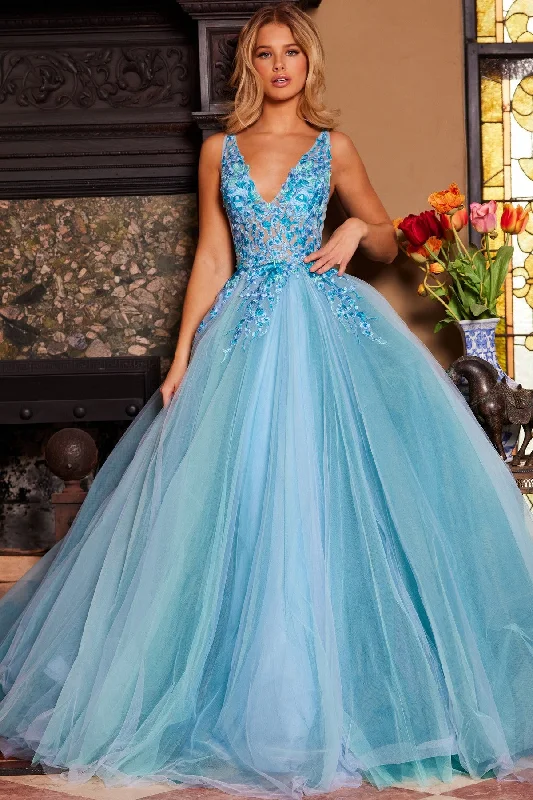 Can't Miss Jovani 23577 Ballgown Long Formal Prom Dress