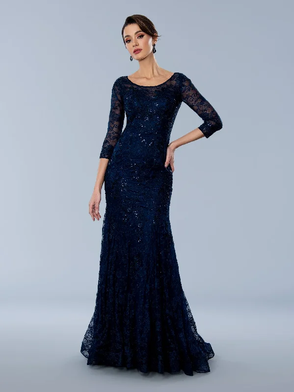 The Best Prices Stella Couture 24368 Long Formal Lace Evening Dress