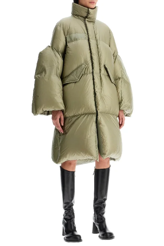 Price Cut Sacai Long Down Jacket With Sculpted Sleeves