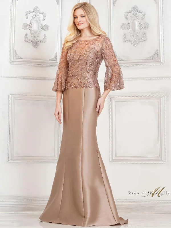 Super Sale Rina di Montella RD2939 Long Formal Mother of the Bride Dress