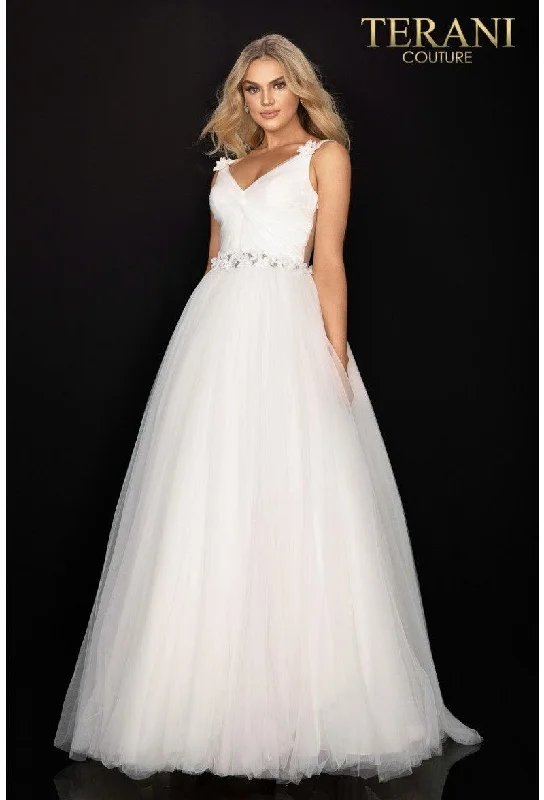 Daily Deals Terani Couture 2011P1173 Prom Long Beaded Ball Gown