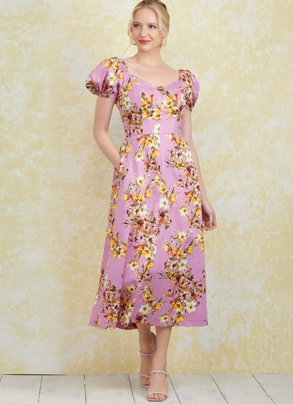 Special Price Simplicity Sewing Pattern 9918 Misses' Dress with Sleeve and Length Variations