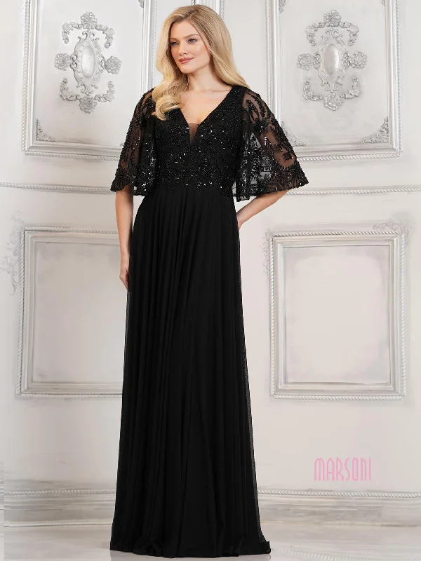 Closeout Marsoni MV1302 Long Mother of the Bride Formal Dress