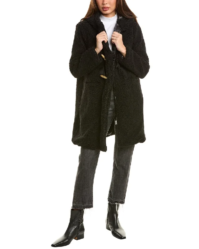 Overstock Urban Republic Teddy Fleece Toggle Coat