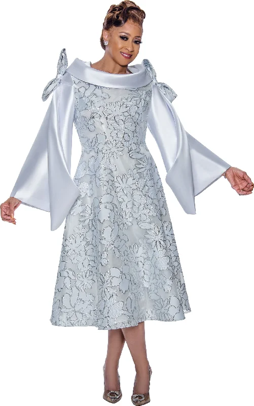 Steals and Deals Divine Apparel DCC5341W Plus Size Mother of the Bride Midi Dress