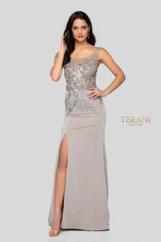 Last Chance Terani Couture 1915E9731 Sleeveless Long Prom Dress Sale