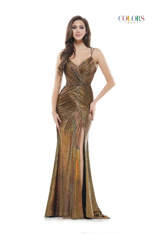 Special Offer Colors 2570 Colors Long Spaghetti Strap Fitted Prom Dress