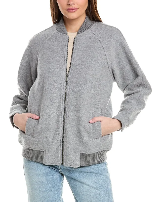 Price Break Reiss Penelope Wool Bomber Jacket
