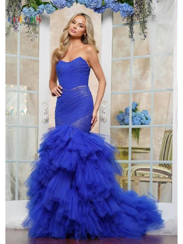 Take Advantage Colors 3631 Long Fitted Formal Mermaid Prom Dress