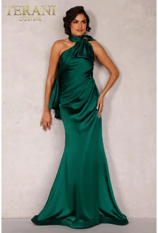 Stock Clearance Terani Couture 2112P4313 Fitted Formal Prom Long Dress