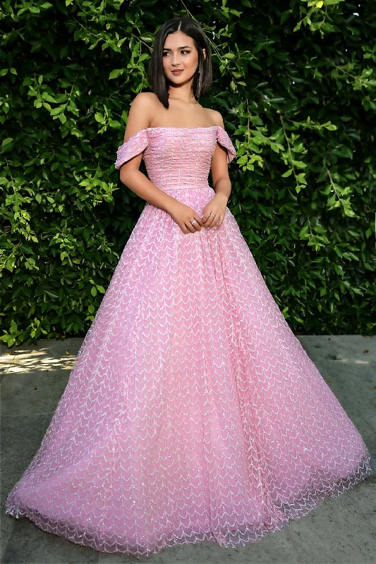 Deep Discounts Portia and Scarlett PS24092 Long Prom Ruched Formal Dress