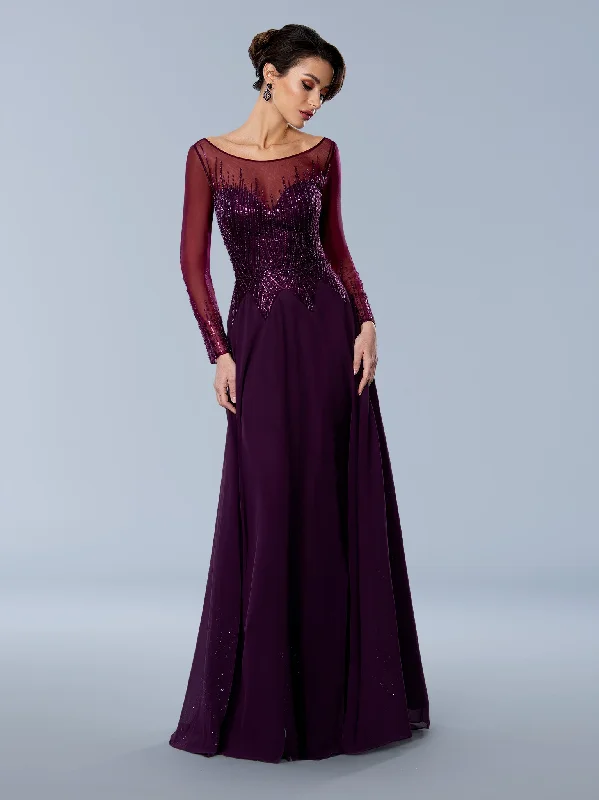 Today’s Deal Stella Couture 24361 Long Sleeve Formal Evening Dress