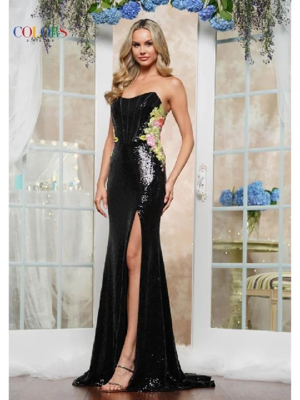 Buy More, Save More Colors 3536 Formal Floral Fitted Long Prom Dress
