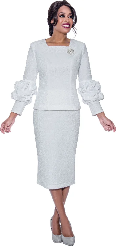 Super Sale Divine Apparel SL2012W Plus Size Formal Long Sleeve Midi Dress