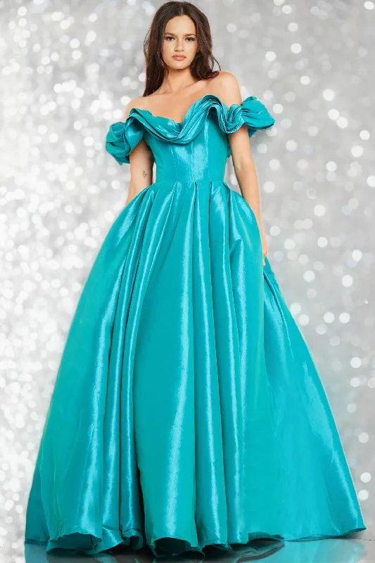 Bargain Prices Jovani 37476 Pleated Long Ball Gown Prom Formal Dress