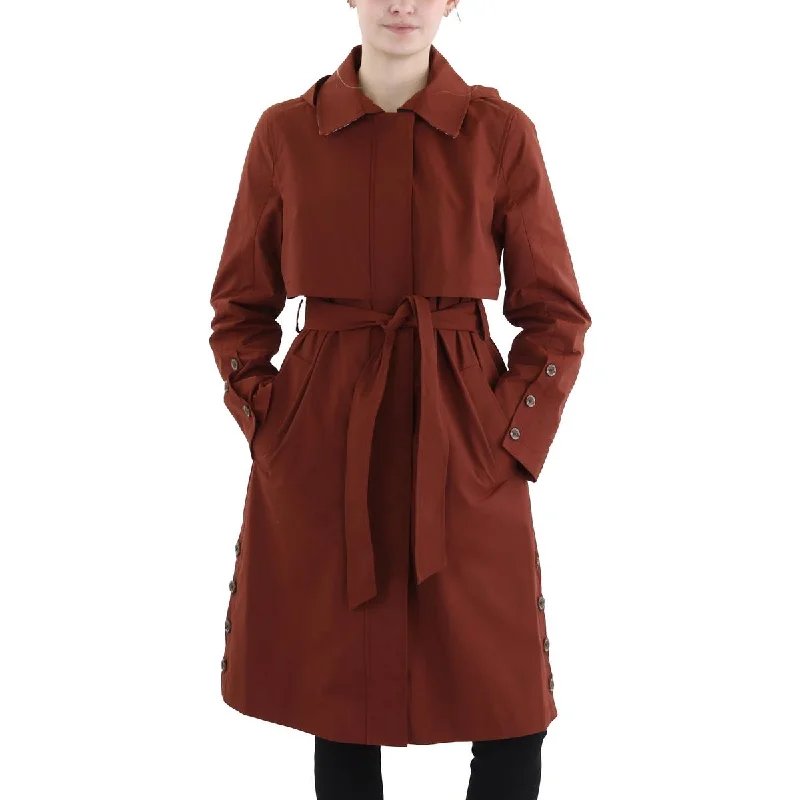 Crazy Savings Womens Lightweight Midi Trench Coat