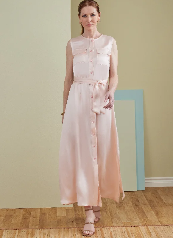 Markdown Madness Butterick sewing pattern 6890 Misses' Dress, Jumpsuit and Sash