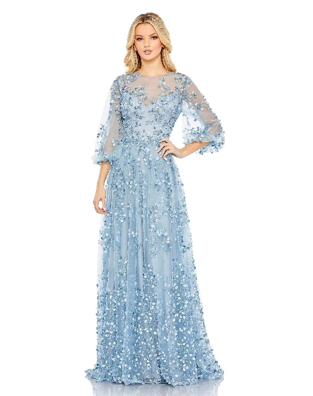 Deep Discounts Mac Duggal 79399 Long Formal A Line Prom Gown