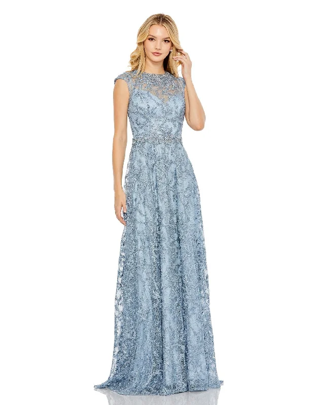 Value Deals Mac Duggal 79430 Long Formal A Line Prom Dress