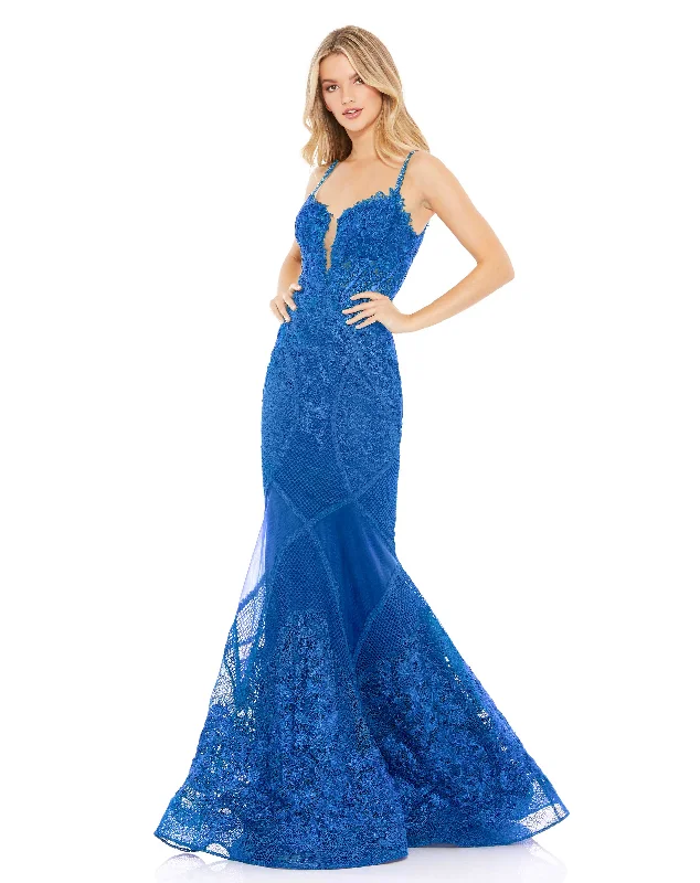 Can't Miss Mac Duggal 79082R Mermaid Long Formal Prom Gown