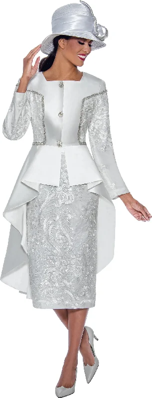Can't Miss Divine Apparel G10052W Plus Size Beaded Long Sleeve Midi Dress