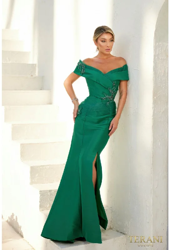 Flash Deals Terani Couture 232M1530 Long Formal Prom Mermaid Dress