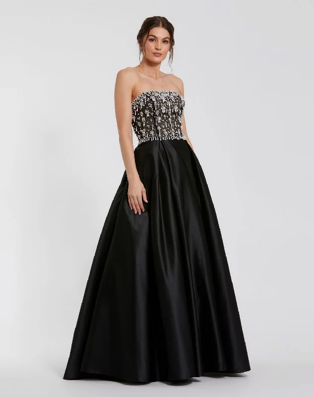 Grand Opening Sale Mac Duggal 2225 Beaded Long Formal Prom Dress