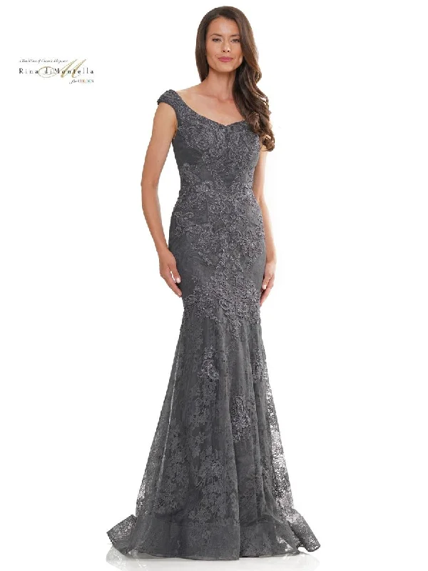 Hot Deal Rina di Montella RD2996 Fitted Long Formal Dress