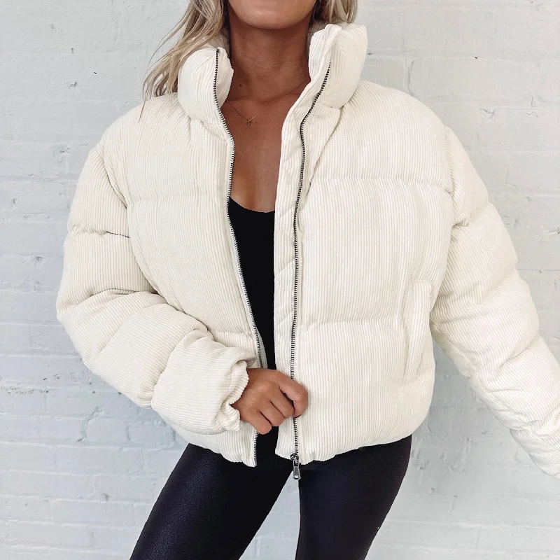Year-End Clearance Ally Cord Puffer Jacket