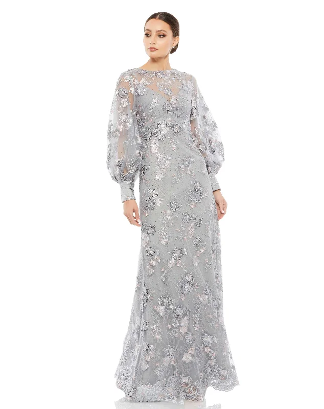 Clearance Sale Mac Duggal 67936 Long Sleeve Formal Mother of the Bride Dress
