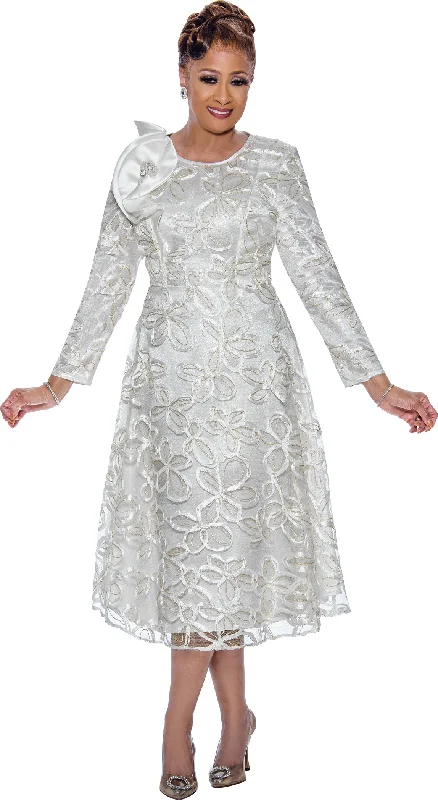 Deal Zone Divine Apparel DCC5271W Mother of the Bride Plus Size Midi Dress