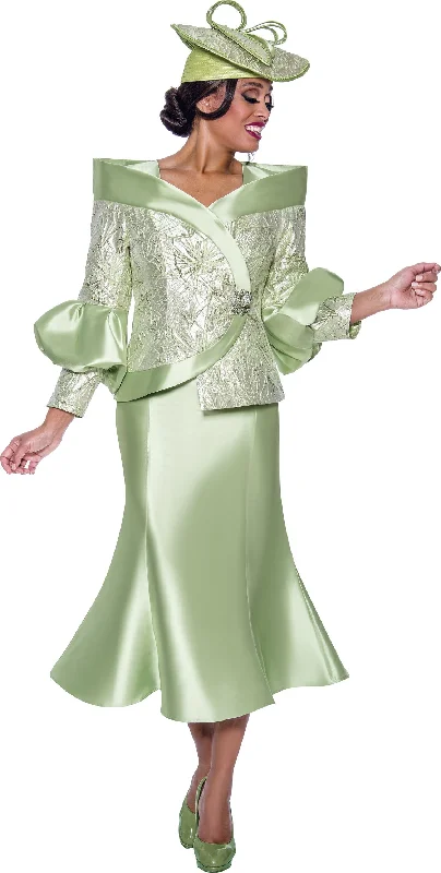 Buy Now Divine Apparel G10152W Plus Size Formal Tea Length Skirt Suit
