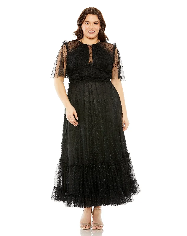 Savings Spectacular Mac Duggal 68568 Formal Plus Size A Line Dress