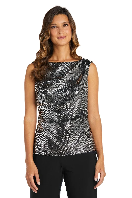 Sale Event R&M Richards 9220 Sleeveless Metallic Top Formal