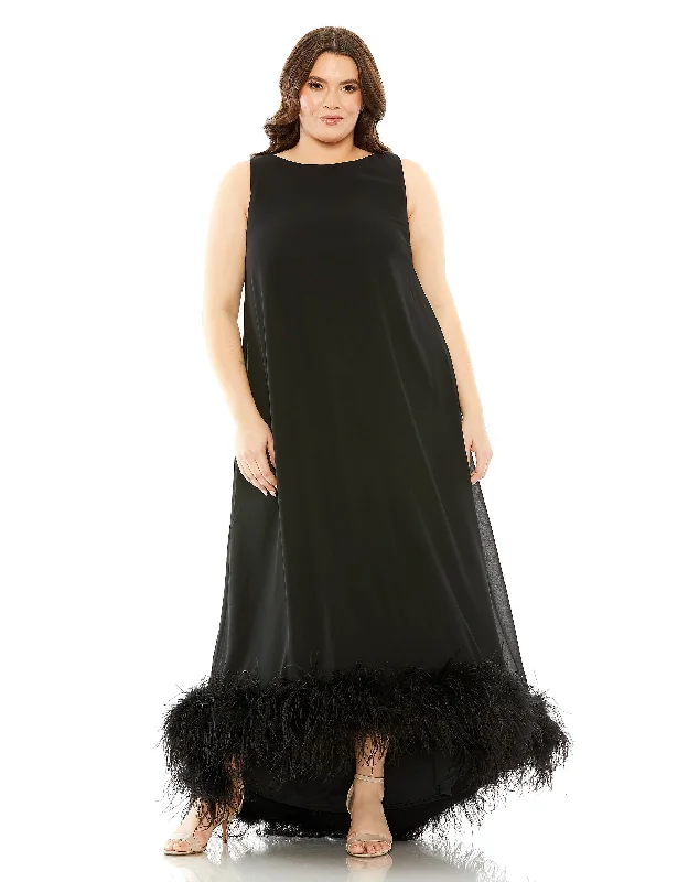 Price Break Mac Duggal 11819 High Low Plus Size Formal Prom Dress