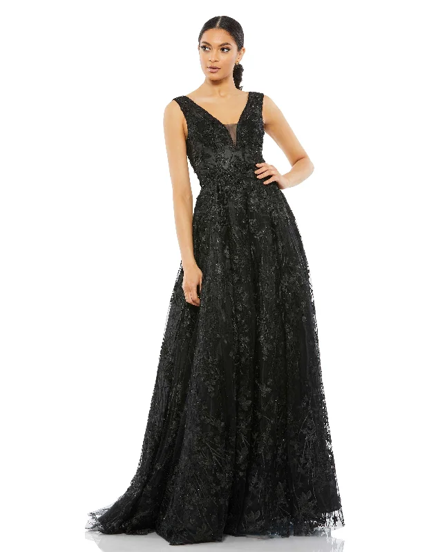 Unbeatable Prices Mac Duggal A20131 Beaded A Line Long Formal Prom Gown