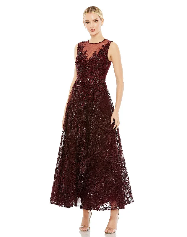 Instant Savings Mac Duggal 20421 Long Beaded Prom Formal Dress