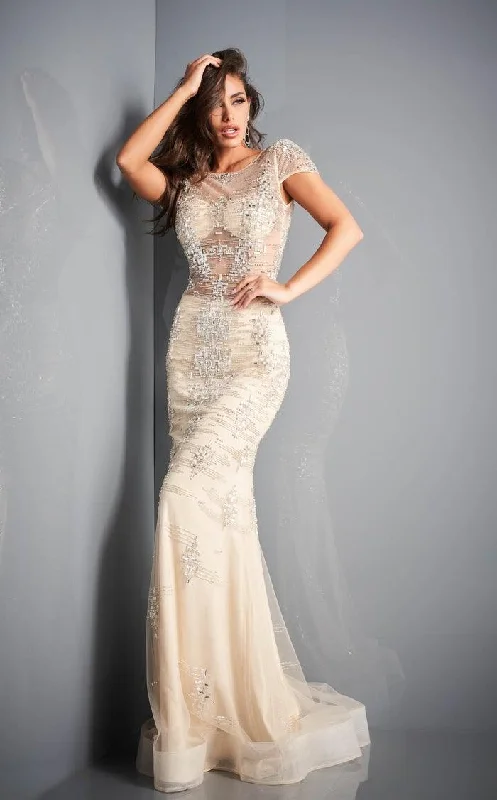 Crazy Deals Jovani 04025 Long Fit and Flare Prom Dress