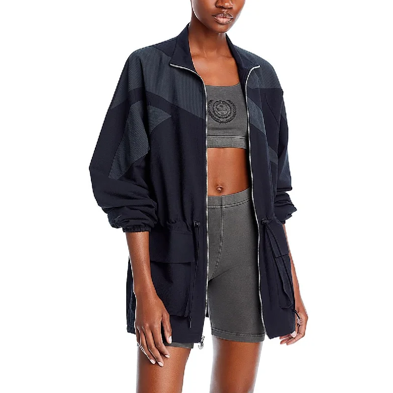 Online Only Womens Drawstring Outerwear Windbreaker Jacket