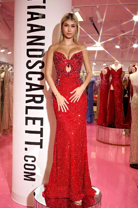 Special Savings Portia and Scarlett PS24878C Long Formal Prom Dress