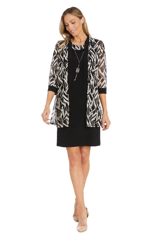 Price Slash R&M Richards 1466 Short Lace Mother of the Bride Dress