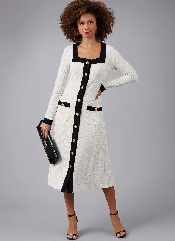 Act Now McCall's sewing pattern M8434 Misses' Knit Dresses