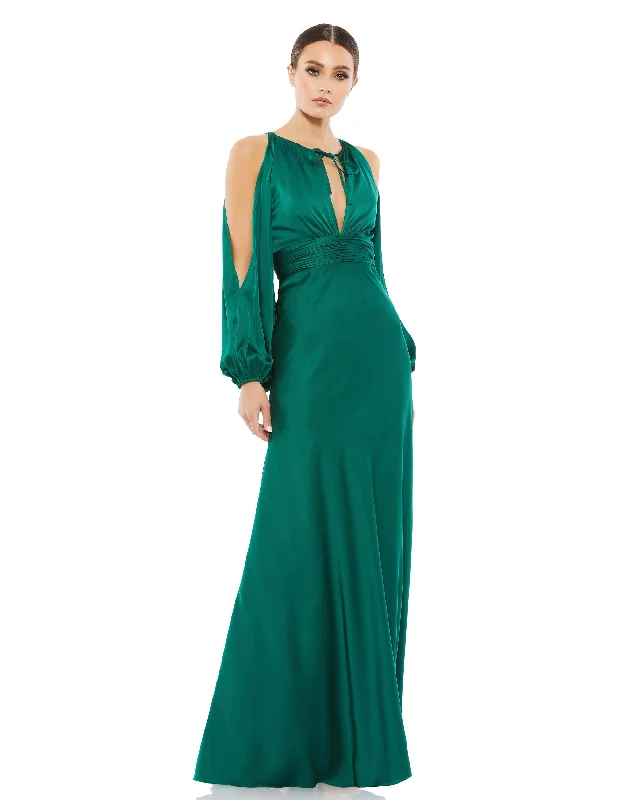 Instant Savings Mac Duggal 55397 Long Sleeve Formal Evening Dress