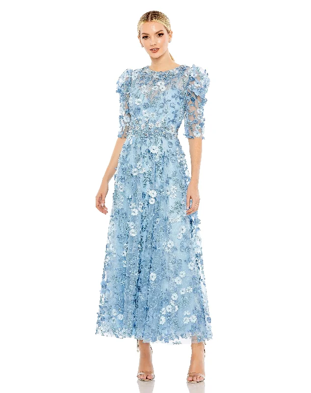 Super Bargain Mac Duggal 68193 Formal Prom Long Floral Dress