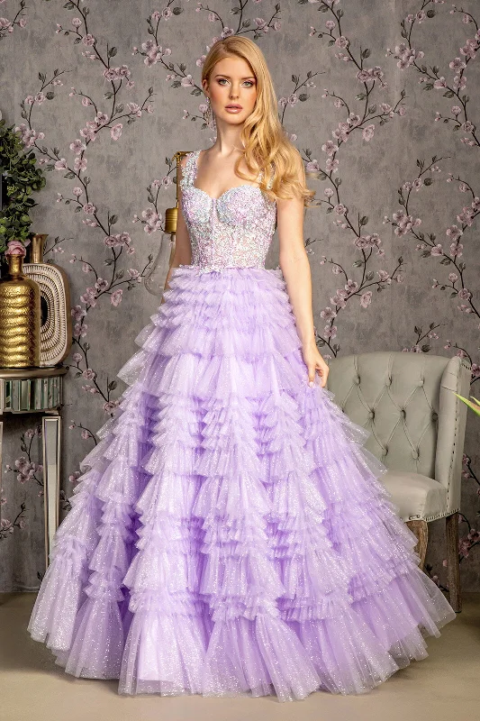 Don't Miss Long Glitter Formal Prom A Line Evening Dress