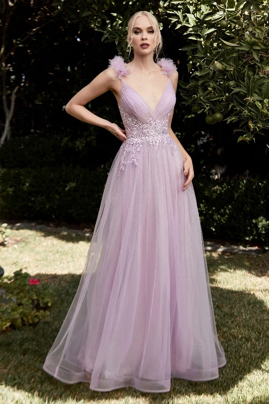 Exclusive Offers Cinderella Divine CD970 Sleeveless Long A Line Prom Dress