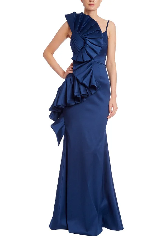 Factory Direct Sale Badgley Mischka EG3856 Long Formal Pleated Evening Dress